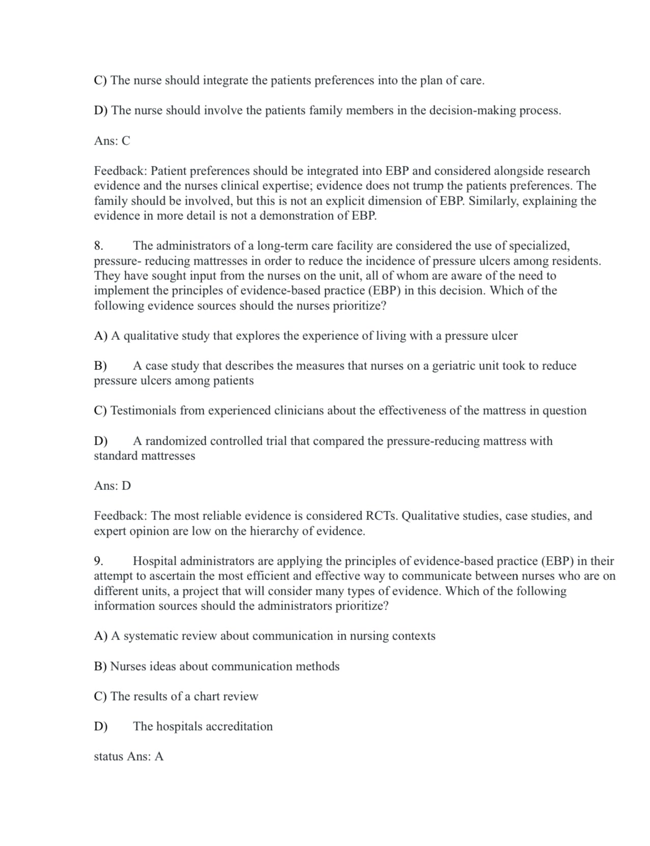 Test Bank Primary Care: The Art and Science of Advanced Practice Nursing – An Interprofessional Approach, 6th Edition by Debera J. Dunphy