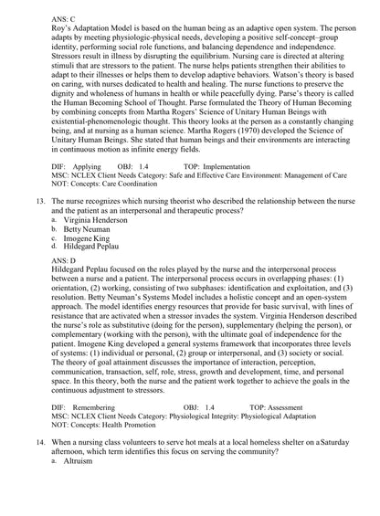 Test bank Fundamentals of Nursing Active Learning for Collaborative Practice 3rd Edition Yoost