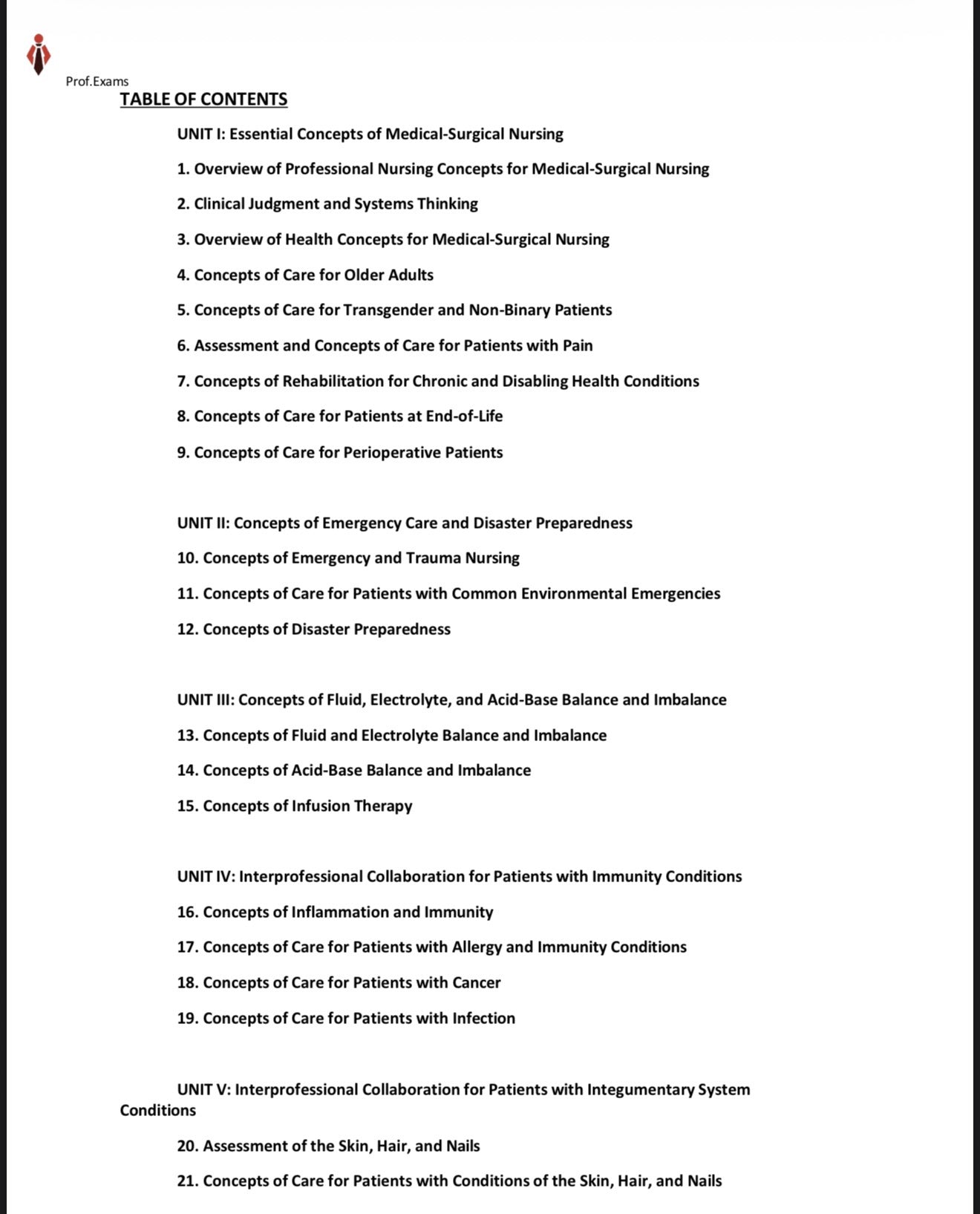 Test bank MEDICAL SURGICAL NURSING:CONCEPTS FOR CLINICAL JUDGEMENT AND COLLABORATIVE CARE 11TH EDITION IGNATAVICIUS