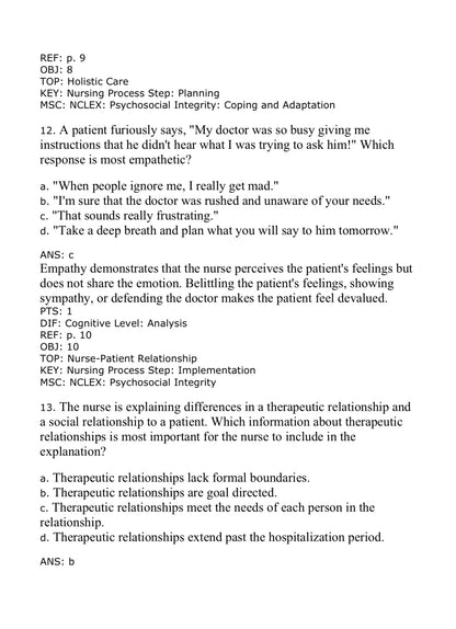 TEST BANK Medical-Surgical Nursing: Concepts and Practice 5th Edition By Stromberg