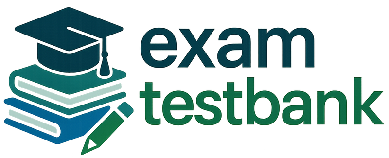 generat a logo for shop selling exam name of this shop examtestbank the logo should be rectangle form